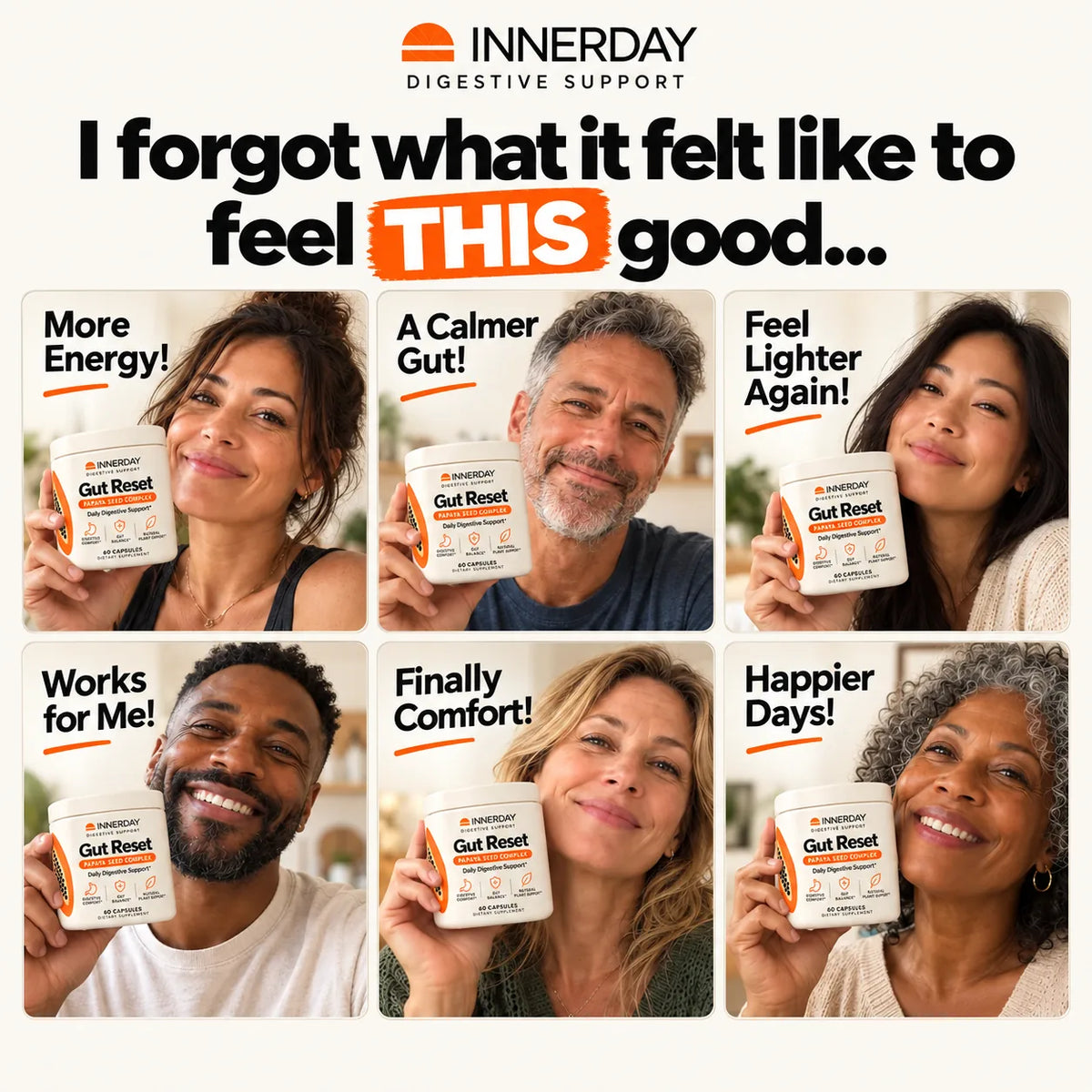 INNERDAY™ Papaya Seeds - Full Gut Reset Complex